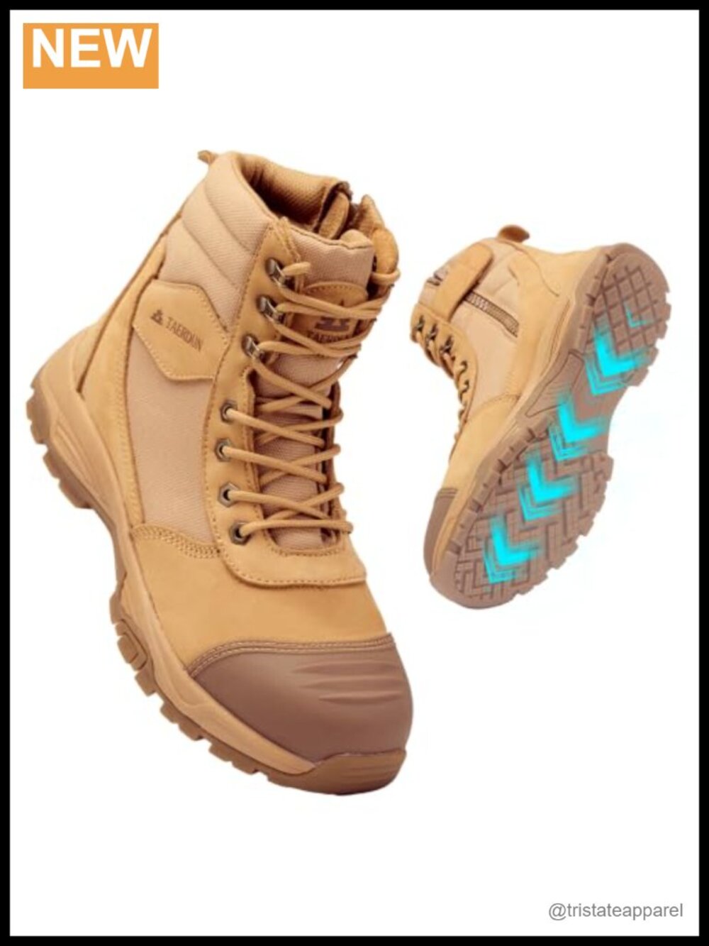 Steel Toe Slip Resistant Tactical Work Boots Safety Hiking